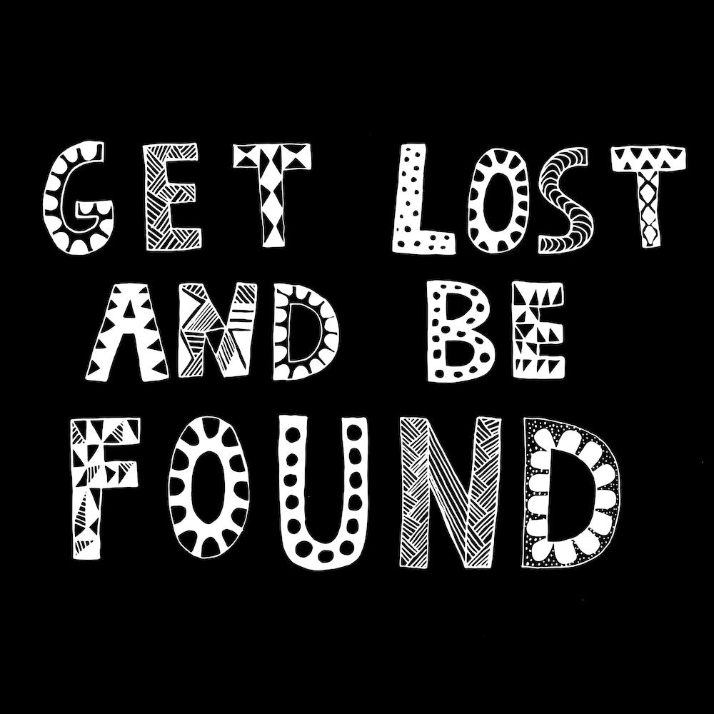 Get Lost And Be Found Black