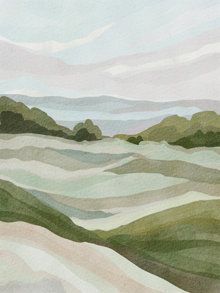 Green hill Landscape