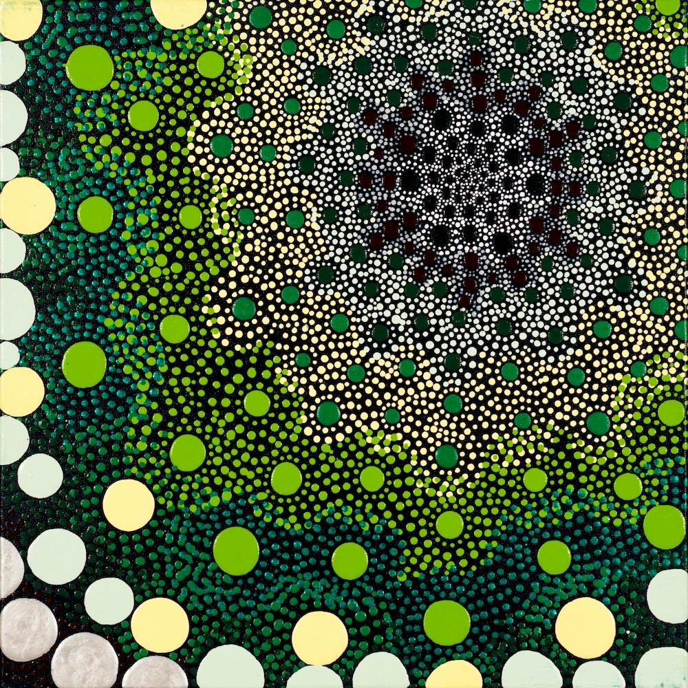 Earthtone Green Square