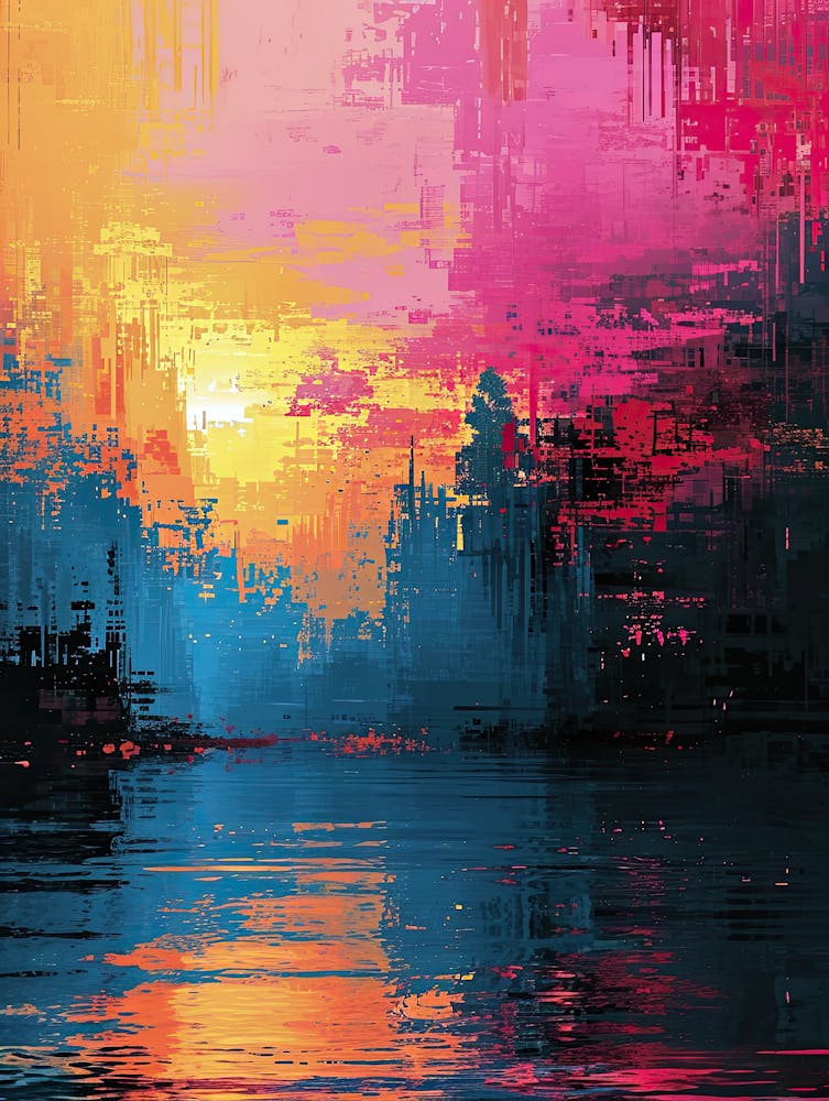 Sunset C | Pixel Art Series
