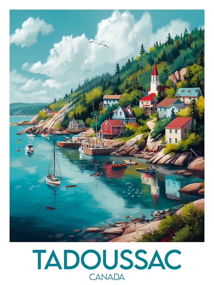 Reiseplakat Tadoussac