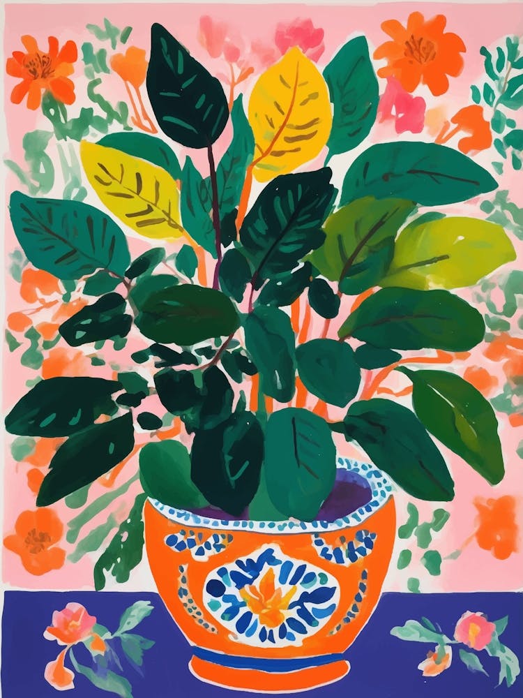 Potted pothos Plant