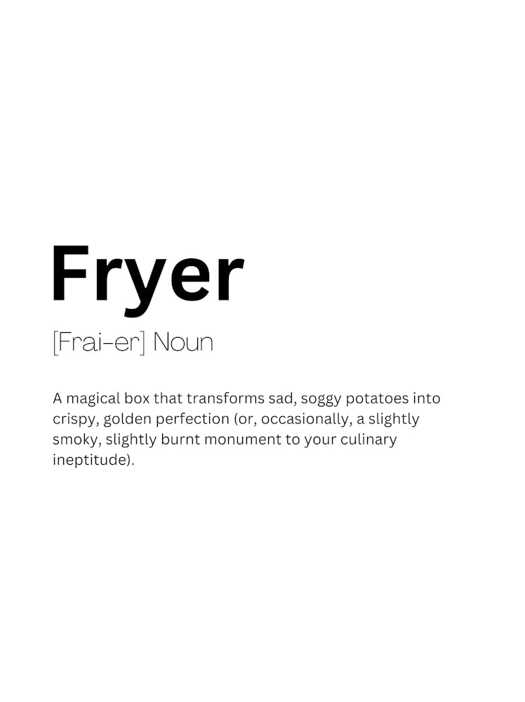 Fryer Definition Meaning