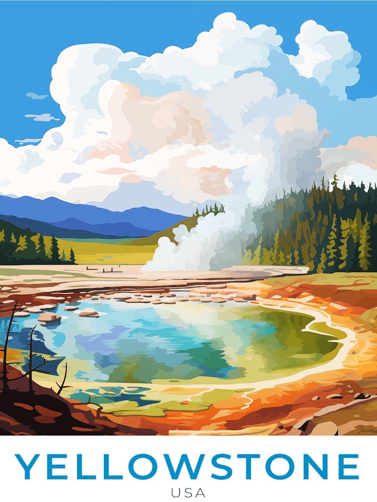 Usa Yellowstone Travel