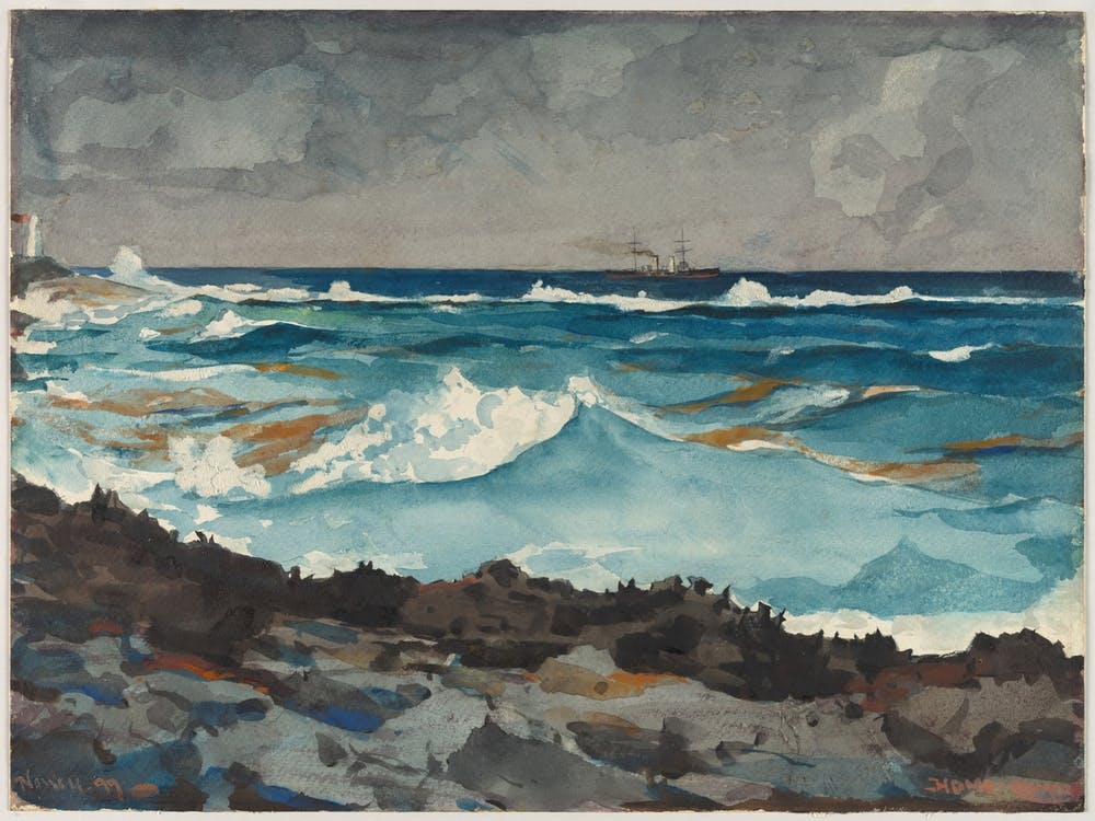 Shore And Surf, Nassau, Winslow Homer