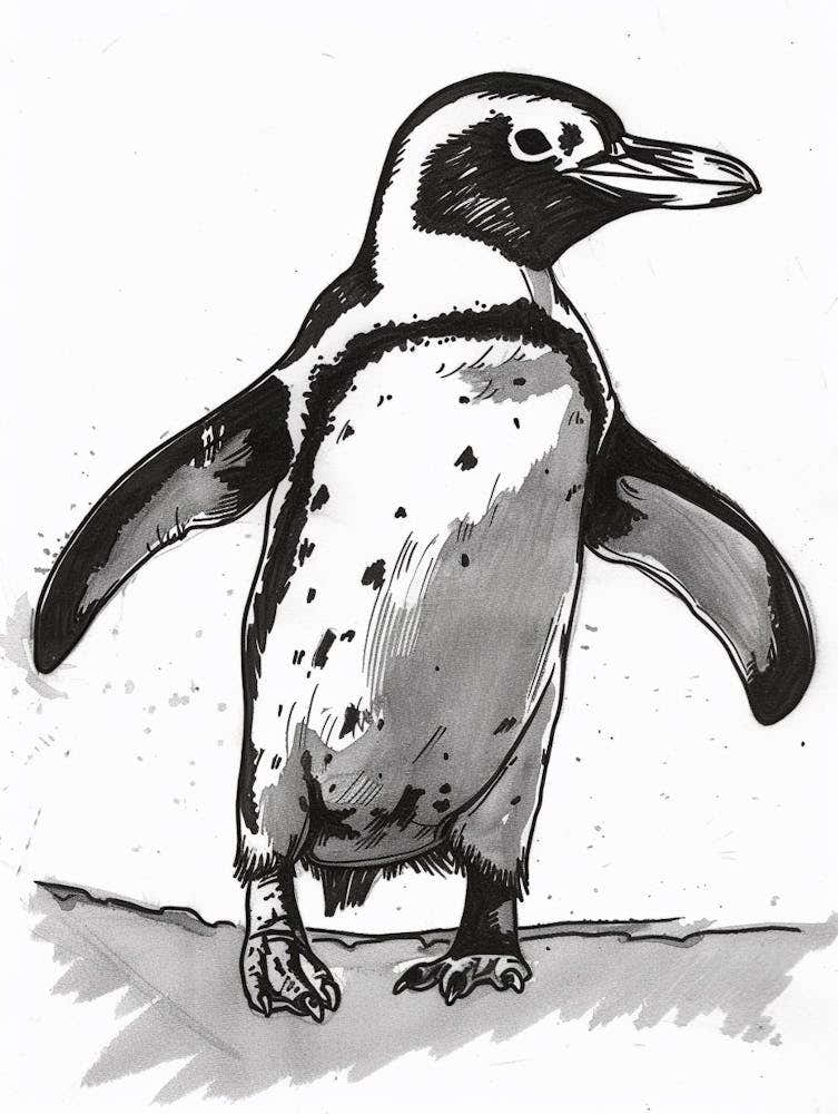 African Penguin Waddling 2