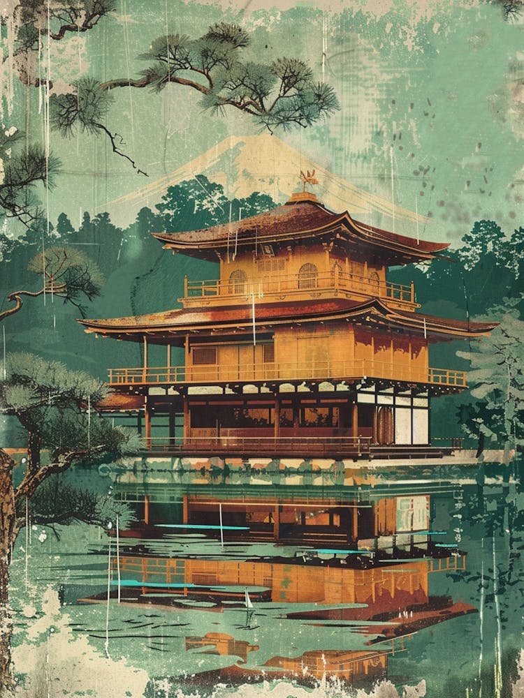 Imperial Palace Japan Mid Century Modern