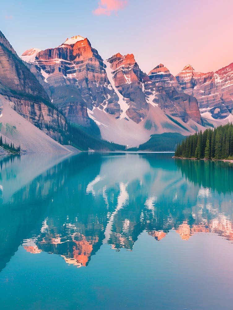 Sunrise At Banff National Park