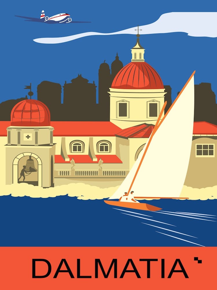 Sailing in Dalmatia, Croatia