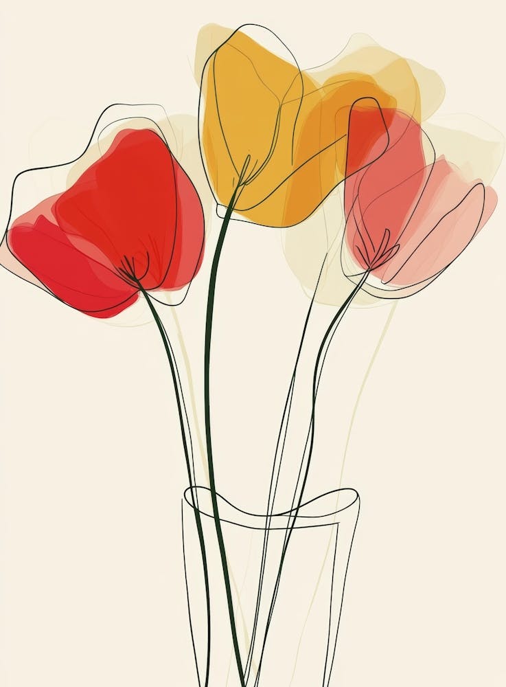 Poppies In A Vase 13