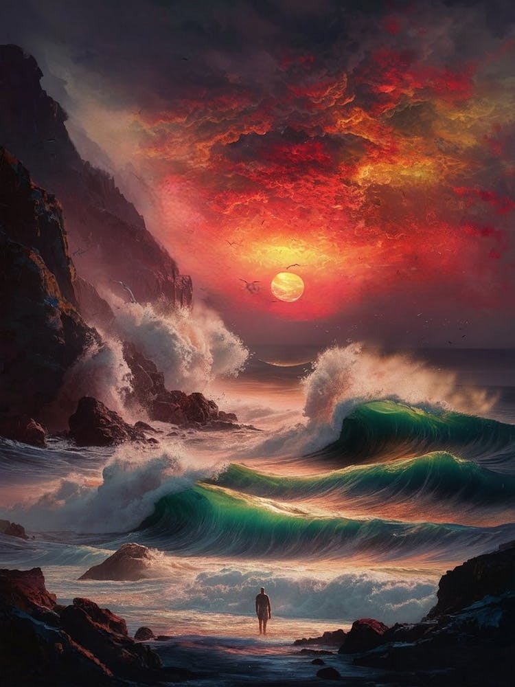 Sunset At The Beach 9