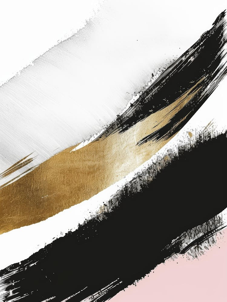 Abstract Brushstrokes Canvas Print 1