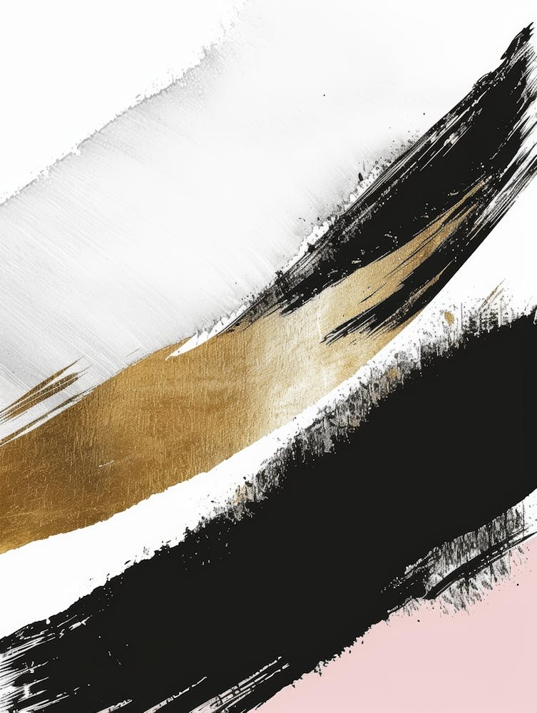 Abstract Brushstrokes Canvas Print 1