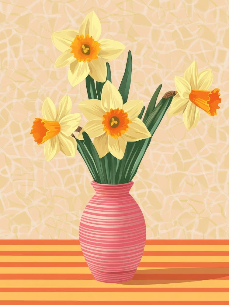 Daffodils In A Vase 13