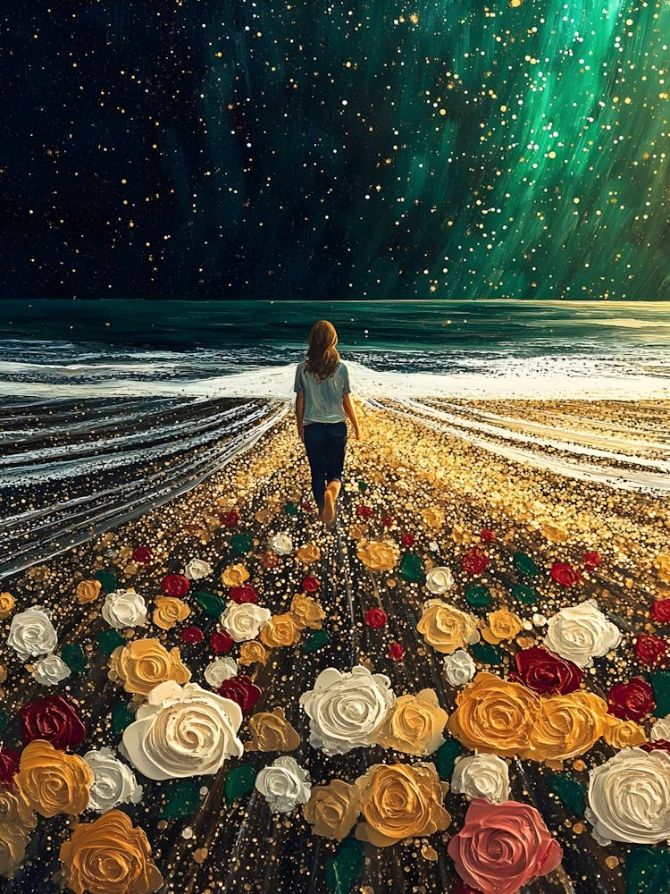 Roses On The Beach 1