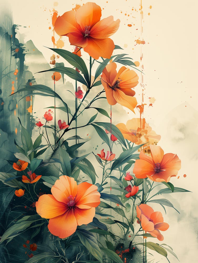 Watercolor Flowers 1
