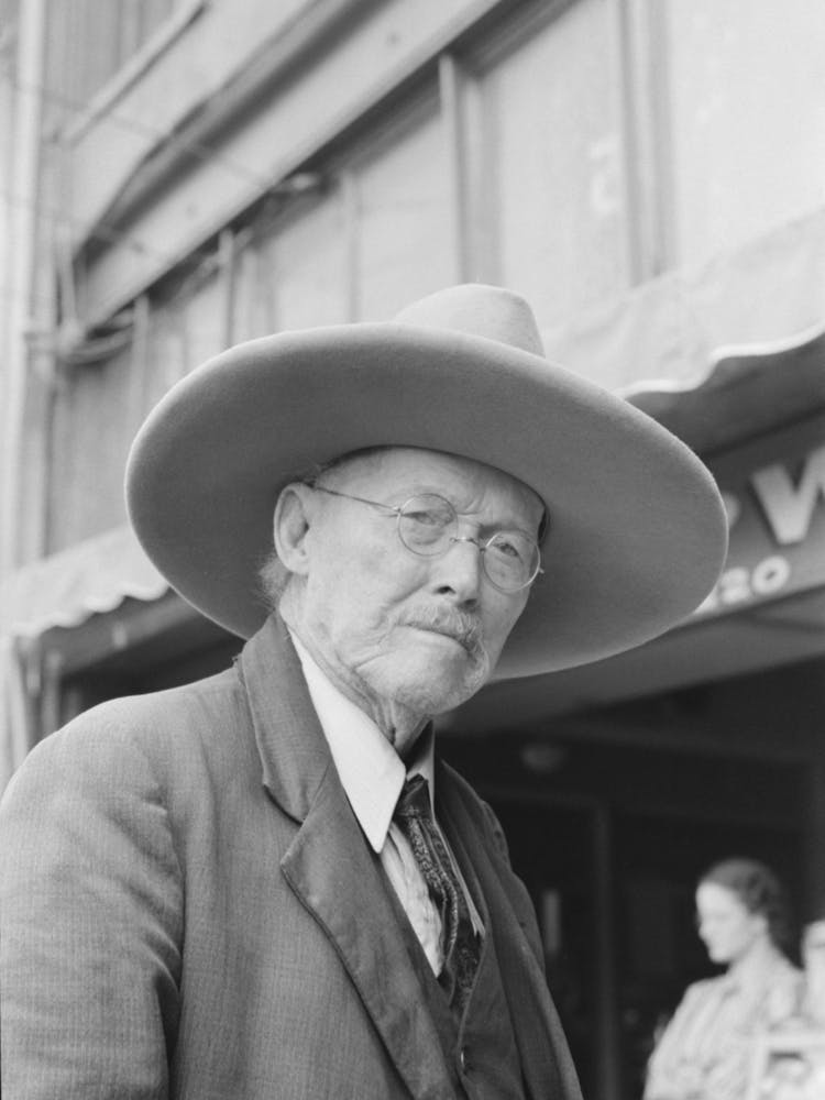 Texan, Waco, Texas By Russell Lee