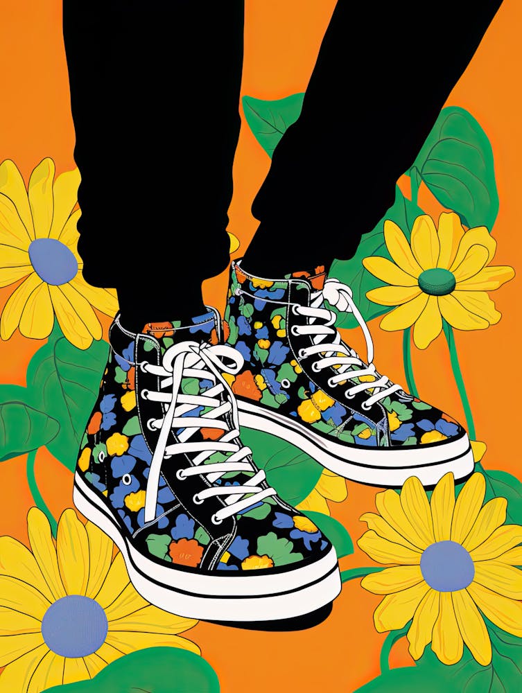 Floral Sneaker Magic