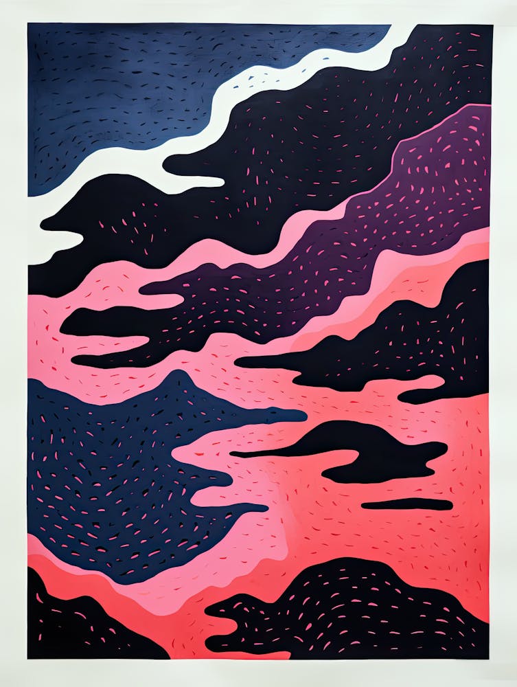 Psychedelic Deltas - Dreamlike Wave Design