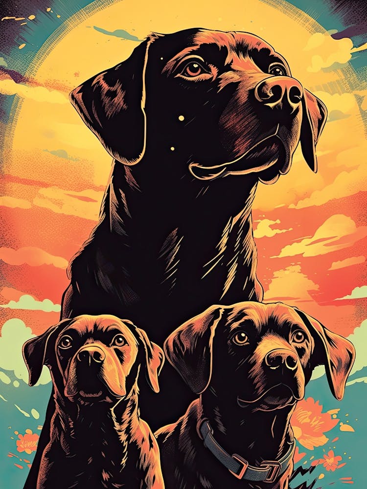 Dog Poster Kitsch 2