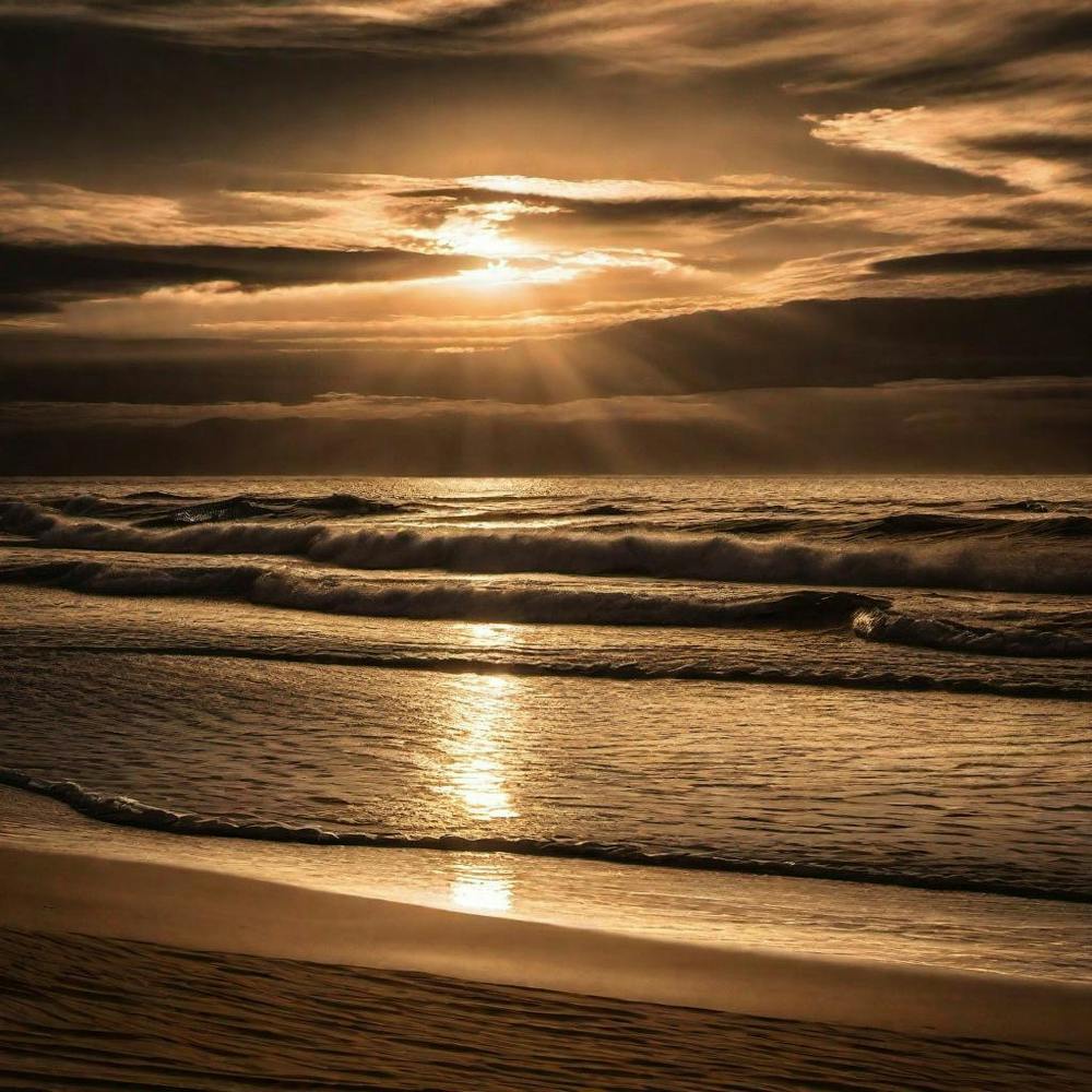 Sunset At The Beach 370