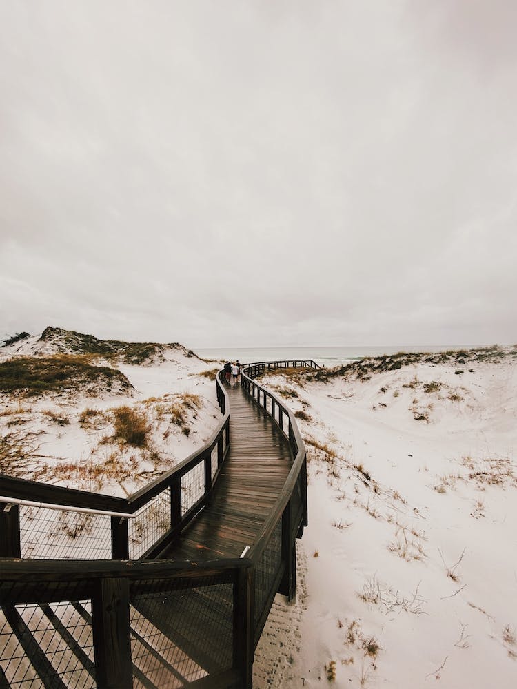 Walkway To Beach