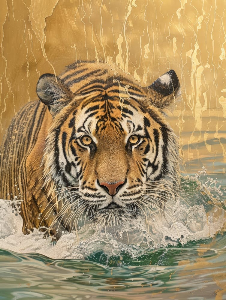 Tiger In The Water 15