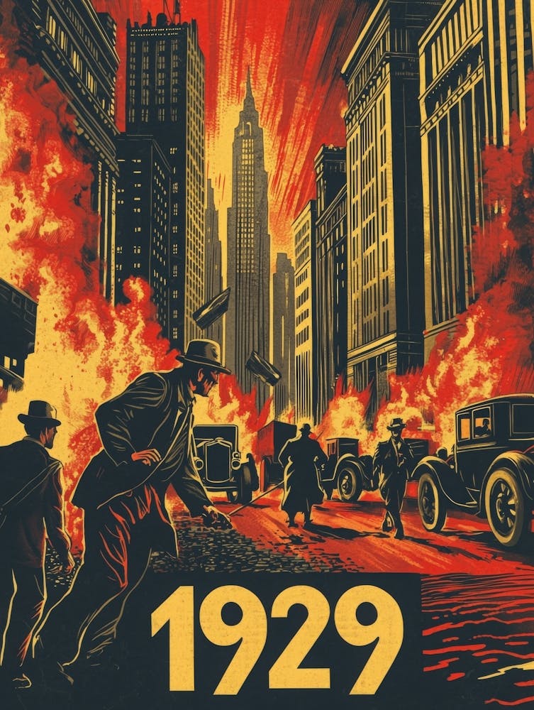 Aihrgdesign A Vintage Financial Poster Depicting The Dramatic 2b0886ba 7445 4430 9bcd 4ec423ba0261 2