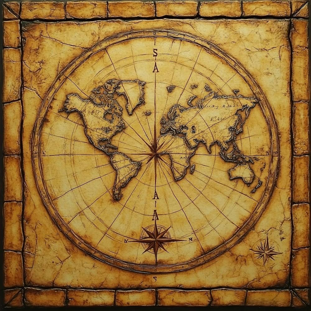World Map Art 18