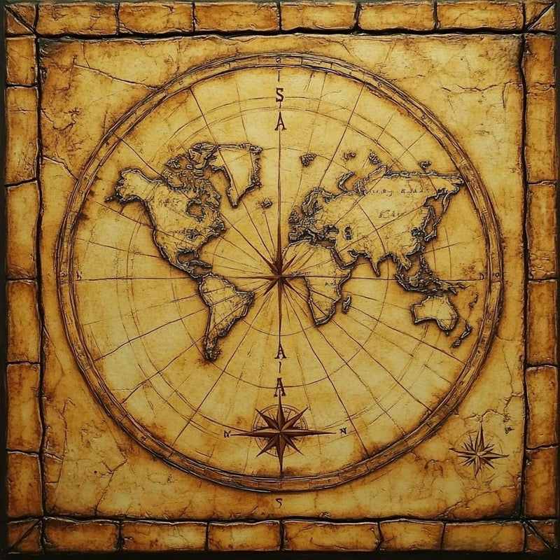 World Map Art 18