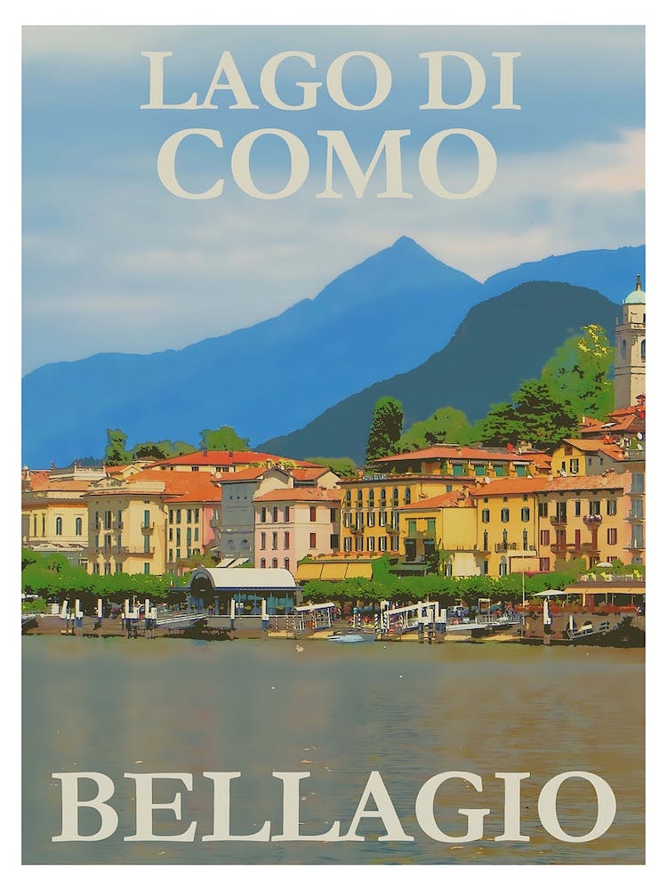 Italy Travel Poster, Karen Arnold