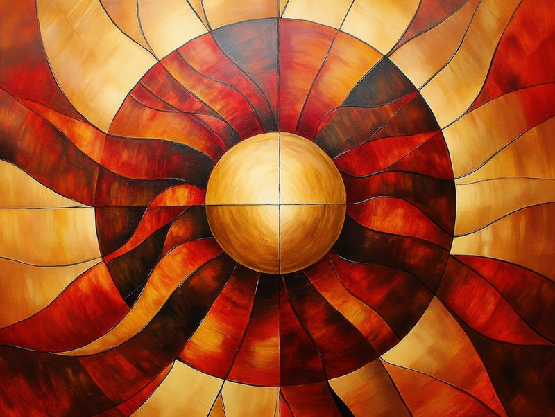 Abstract Sun Painting