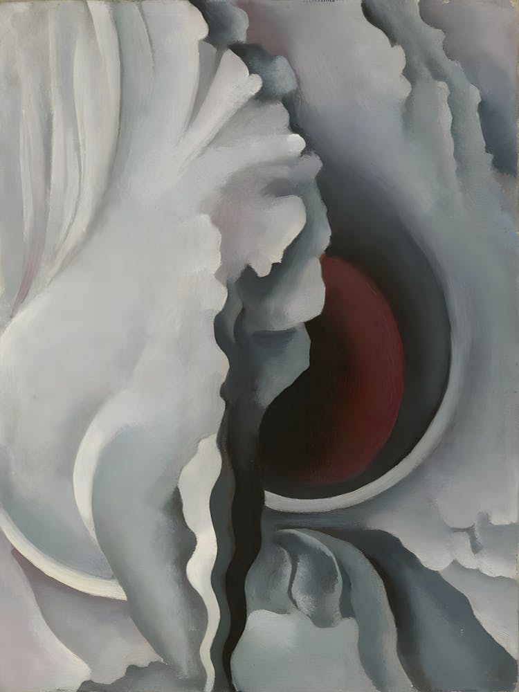 Georgia O'Keeffe - Black Iris, abstraction