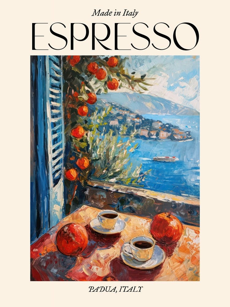 Padua Espresso Made In Italy 4 Poster