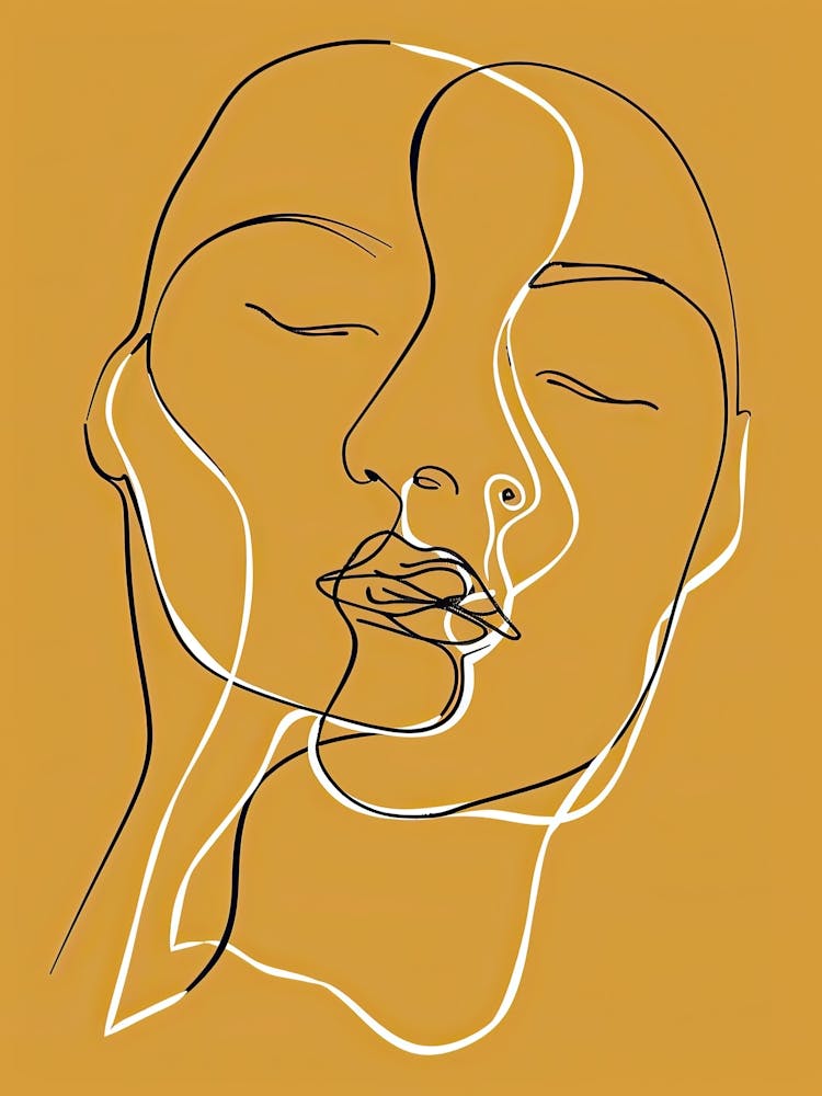 Minimalist Portraits Women Black And White 6