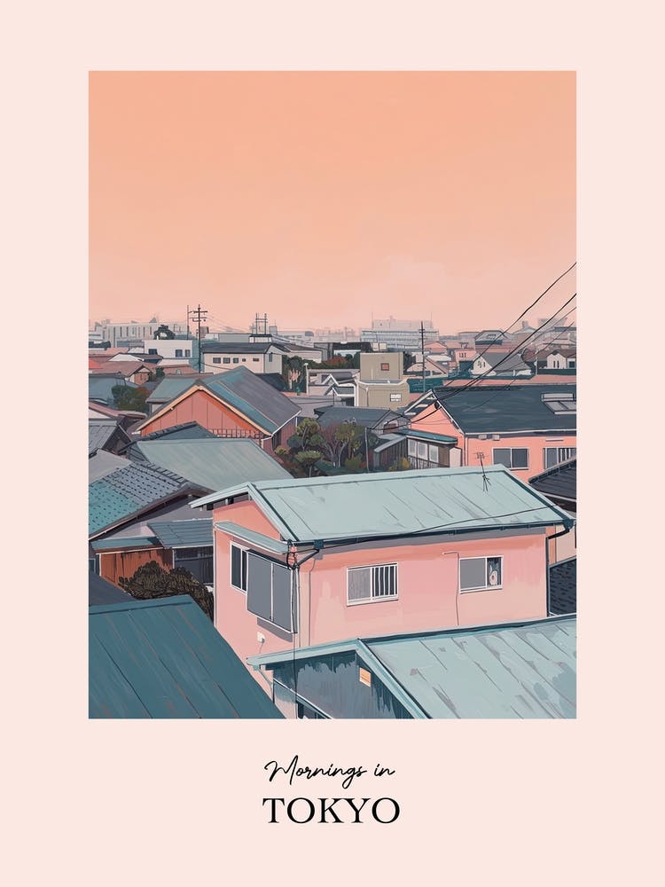Mornings In Tokyo Rooftops Morning Skyline 2