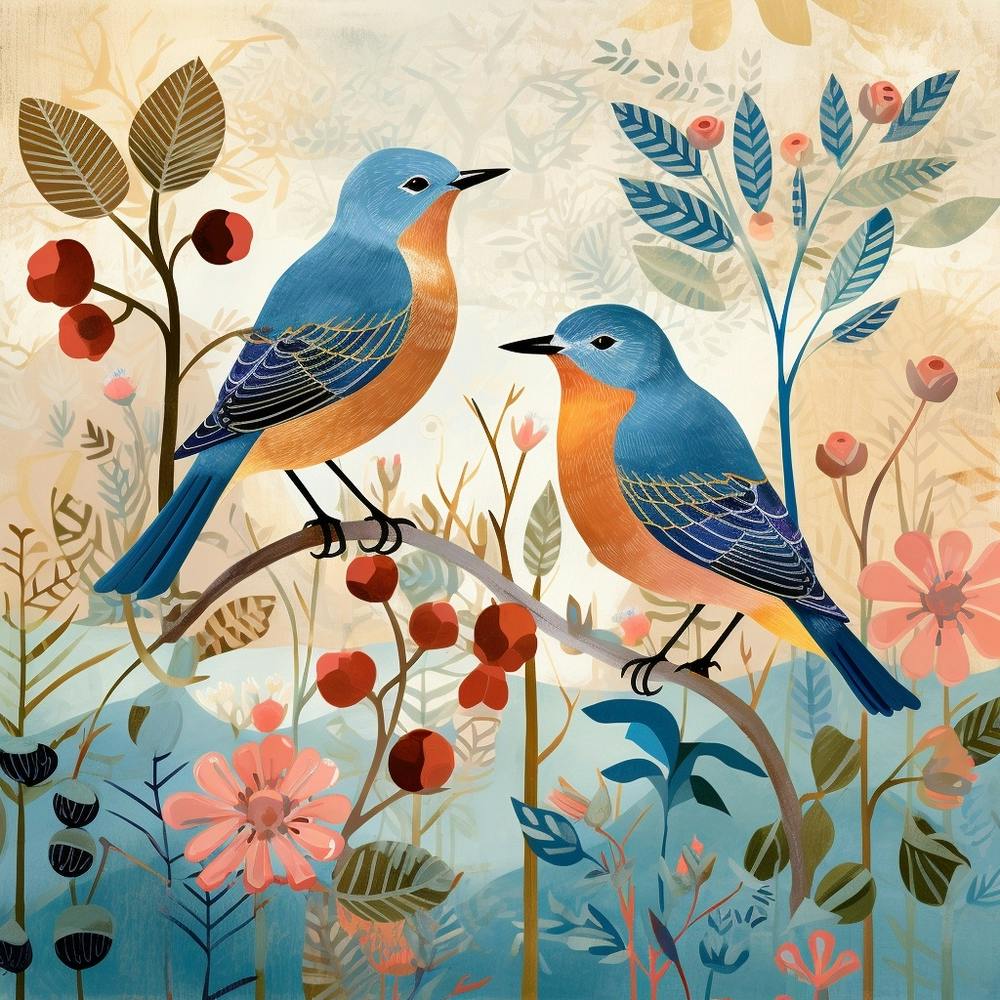 Bird In Nature Eastern Bluebird 4