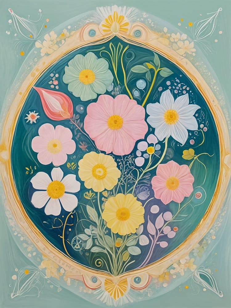 Floral Dream Oval no1