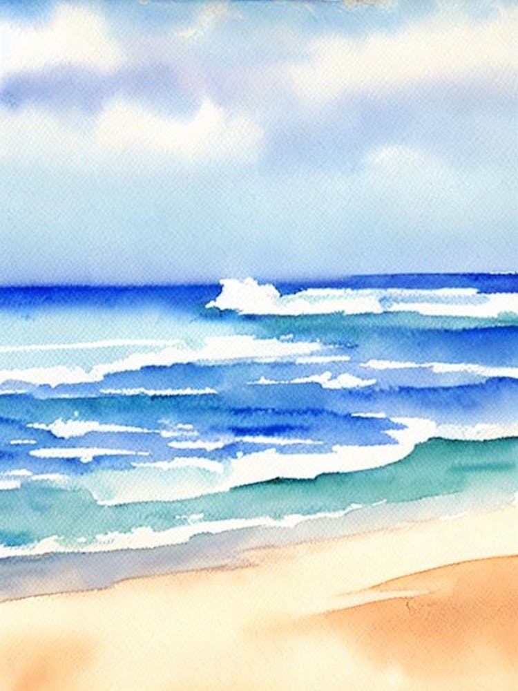 Blueys Beach, Australia Watercolour