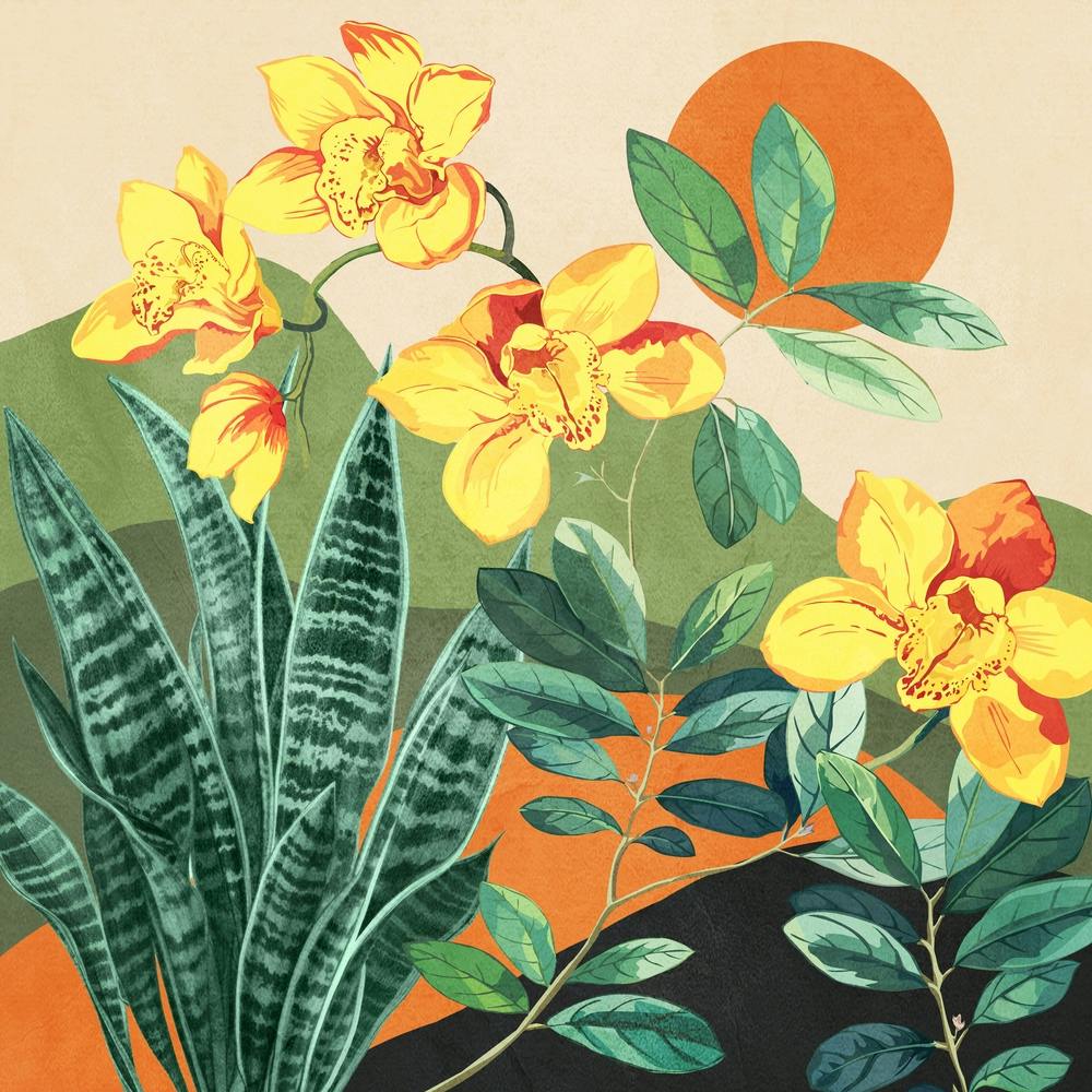 Tropical Summer Garden