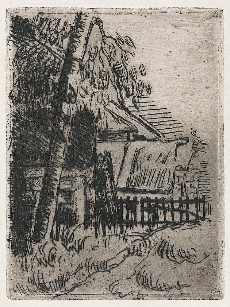 Landschaft in Auvers, Paul Cézanne