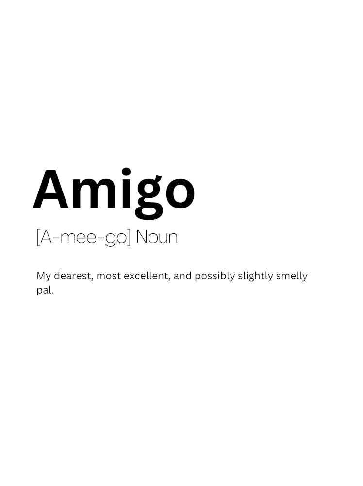 Amigo Definition Meaning