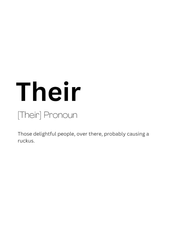 Their Definition Meaning