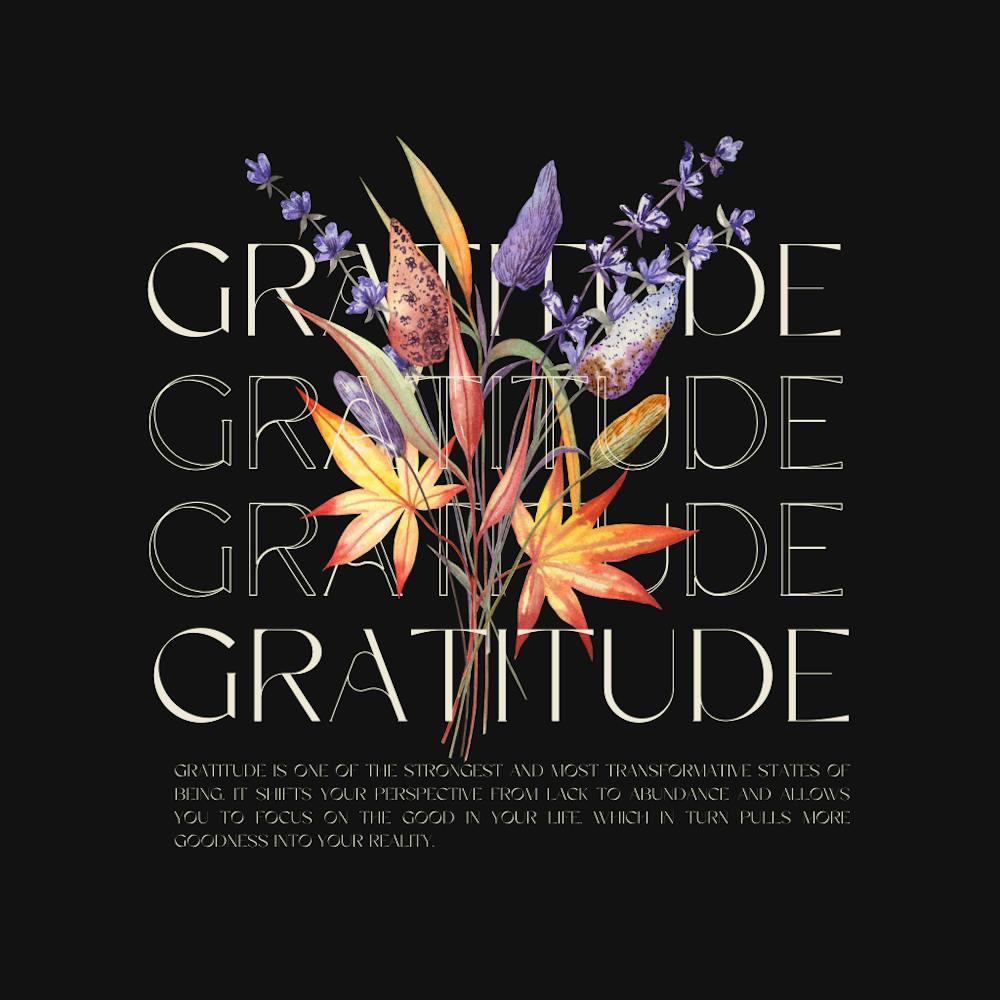 Floral Gratitude