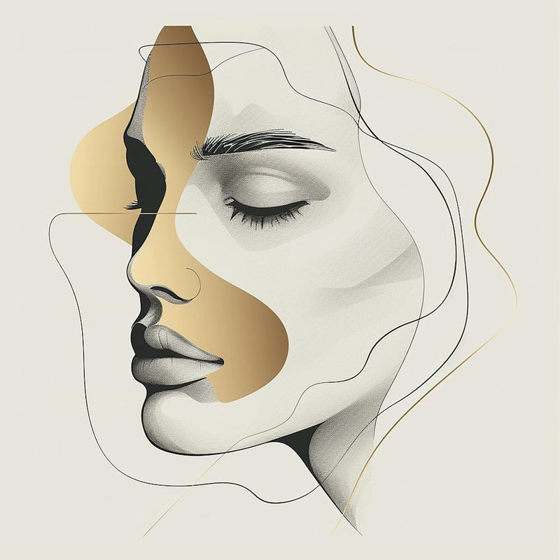 Portrait Of A Woman 4 - city wall art, colorful wall art, home decor, minimal art, modern wall art, wall art, wall decoration, wall print colourful wall art, decor wall art, digital art, digital art download, interior wall art, downloadable art, eclectic