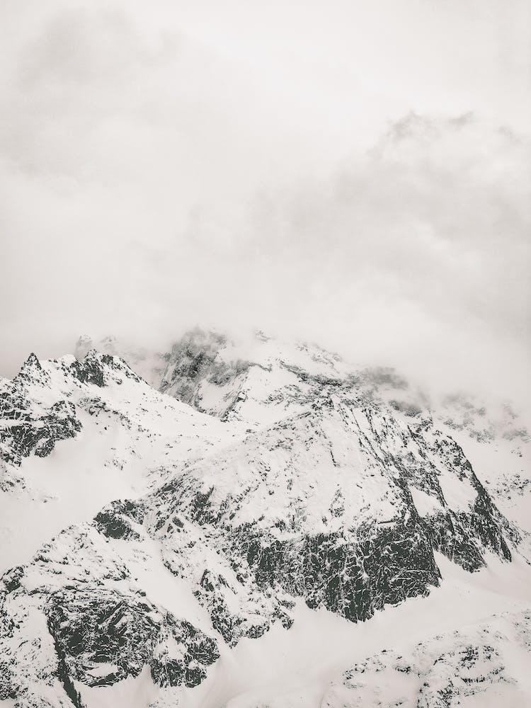 Winter Blizzard Mountain