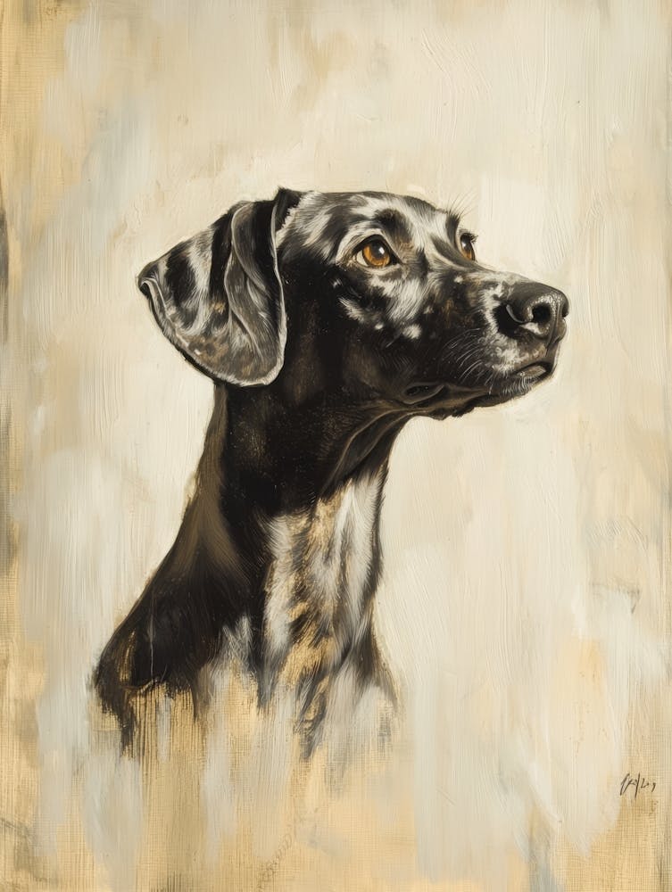 Doberman. Generated AI.