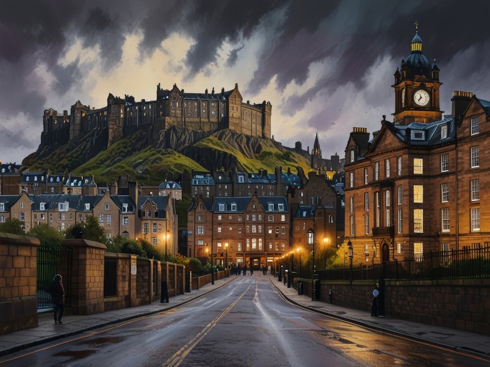 Edinburgh Castle Art 3