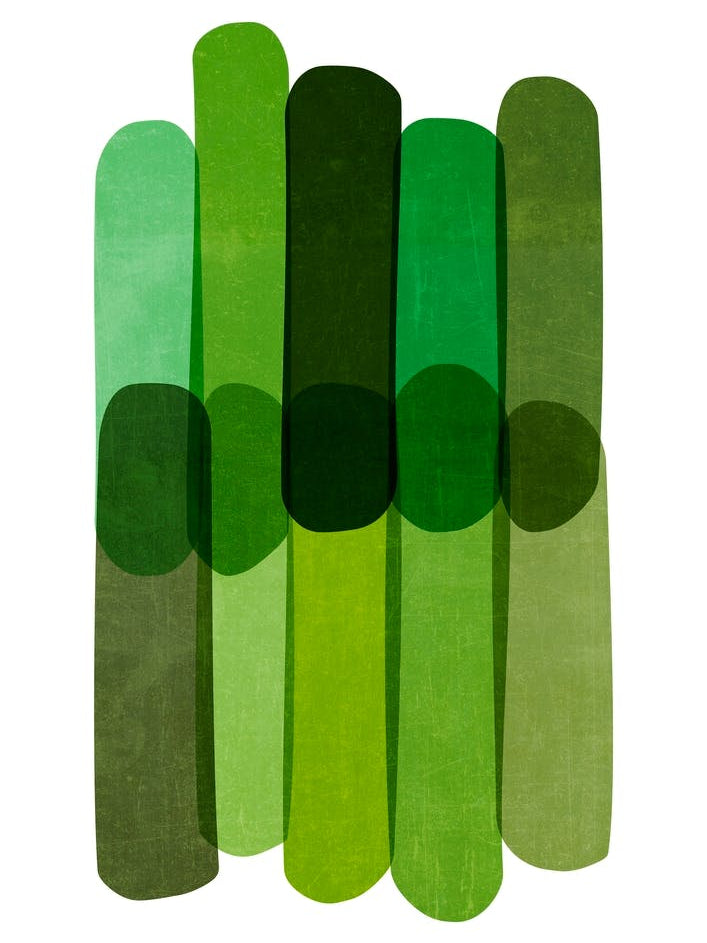 Cool Green Bold Lines