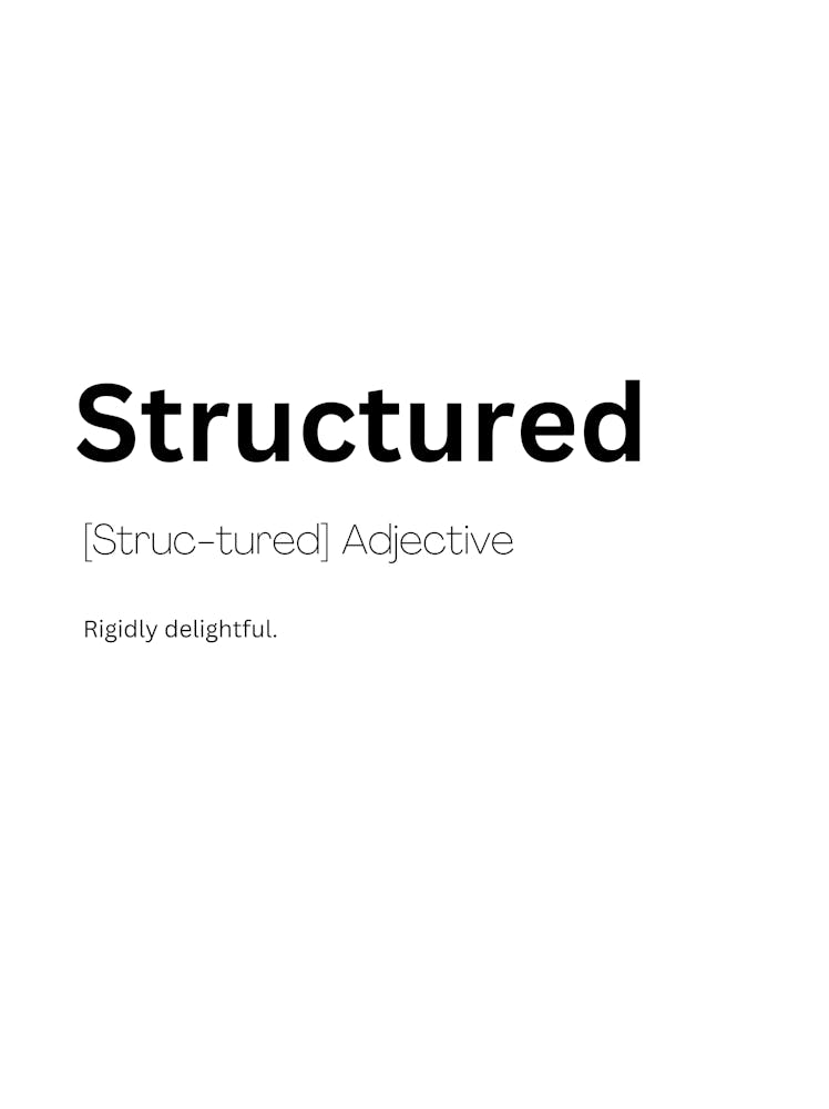 Structured Definition Meaning